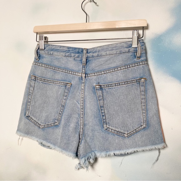 Signature 8 high waist denim shorts - Picture 4 of 4